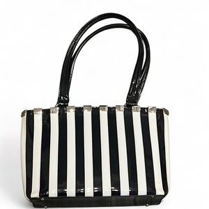 Black and White Bravo Handbag
